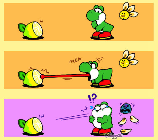 Why Lemons aren't Lucky Fruits in Yoshi's Story Why Lemons aren't Lucky Fruits in Yoshi's Story