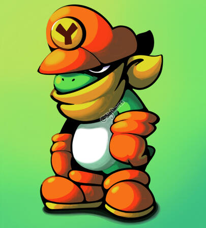 Serious'd Yoshi